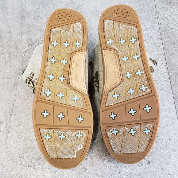 Toms light grey fold down shoes - Picture 3 of 5